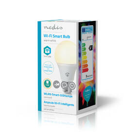Chytrá žárovka Nedis SmartLife klasik, Wi-Fi, B22, 800 lm, 9 W, Teplá Bílá 

 obrázek produktu 4 z 4