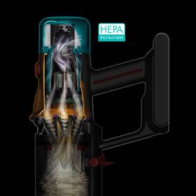 Tyčový vysavač Dyson V12 Origin stříbrná barva
