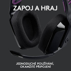 Headset Logitech G535 Lightspeed černý

 obrázek produktu 6 z 12
