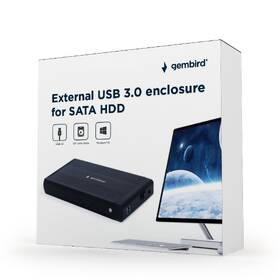 Box na HDD Gembird pro 3.5” zařízení, USB 3.0, SATA černý

 obrázek produktu 3 z 3