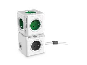 Kabel prodlužovací Cubenest Powercube Extended USB PD 20W, A+C, 4x zásuvka, 3m šedé/bílé

 obrázek produktu 1 z 6