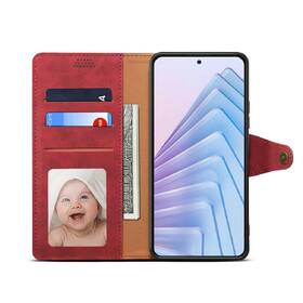Pouzdro na mobil flipové Lenuo Leather na Xiaomi Redmi Note 14 5G červené

 obrázek produktu 1 z 3