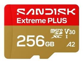 Paměťová karta SANDISK 256GB UHS-I (250R/170W) + SD apaptér 

 obrázek produktu 1 z 2