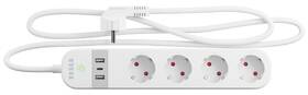 Kabel prodlužovací Tesla PS300, 4x zásuvka/1x USB-C/2x USB-A bílý

 obrázek produktu 3 z 9