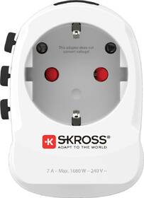 Cestovní adaptér SKROSS pro celý svět, USB/USB-C 45W bílý

 obrázek produktu 6 z 8