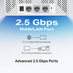 Komplexní Wi-Fi systém Mercusys Halo H37BE (2 ks) bílý

 obrázek produktu 6 z 9