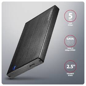 Externí rámeček Axagon Aline box 2.5", USB-C 5 Gbps - SATA 6G černý

 obrázek produktu 1 z 5