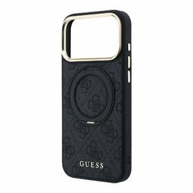 Kryt na mobil Guess PU 4G Ring Stand MagSafe na Apple iPhone 18 Pro Max černý

 obrázek produktu 1 z 6