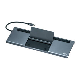 USB Hub i-tec USB-C Metal Low Profile 4K Triple Display Docking Station + Power Delivery 85 W 

 obrázek produktu 2 z 6