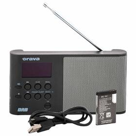 Radiopřijímač s DAB+ Orava DAB černý

 obrázek produktu 6 z 7