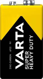 Baterie zinkouhlíková Varta Super Heavy Duty 9V, 6F22, blistr 1ks 

 obrázek produktu 1 z 1