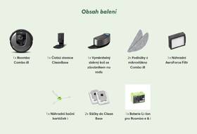 Robotický vysavač iRobot Combo i8+ černá barva
