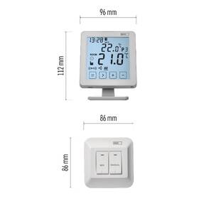 Termostat EMOS pokojový, programovatelný, bezdrátový, WiFi, P5623 

 obrázek produktu 5 z 8