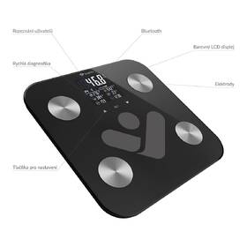 Osobní váha TrueLife W6 BT Black černá/sklo

 obrázek produktu 7 z 10