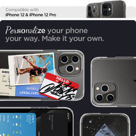 Kryt na mobil Spigen Ultra Hybrid na Apple iPhone 12/12 Pro průhledný

 obrázek produktu 7 z 9