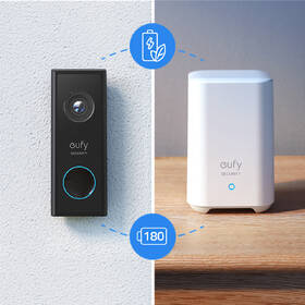Videozvonek Anker Eufy Video Doorbell 2K Add on only černý

 obrázek produktu 8 z 9