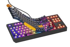 Klávesnice Genesis THOR 230, TKL, RGB, Outemu Panda, US layout, šedo-modrá, černá 

 obrázek produktu 7 z 9
