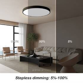 Stropní svítidlo IMMAX NEO LITE SEMPLICI SMART, 60cm, 60W, 4500 lm, s podporou BEACON, Wi-Fi, TUYA černé

 obrázek produktu 6 z 8