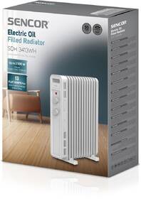 Olejový radiátor Sencor SOH 3413WH bílý

 obrázek produktu 12 z 12