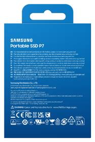 SSD externí Samsung P7 8TB černý

 obrázek produktu 8 z 11