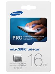 Paměťová karta Samsung 16GB UHS-I U1 (90R/50W) + adapter 

 obrázek produktu 3 z 3