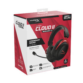 Headset HyperX Cloud II - Wireless černý/červený

 obrázek produktu 6 z 7
