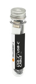 Kabel GoGEN USB-C / USB-C, 1m, opletený, zkumavka stříbrný

 obrázek produktu 1 z 1