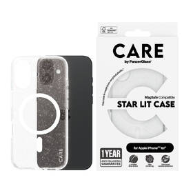 Kryt na mobil PanzerGlass CARE Star Lit MagSafe na Apple iPhone 16 bílý/průhledný

 obrázek produktu 1 z 3