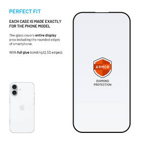 Tvrzené sklo FIXED Armor s Anti-dust aplikátorem a AR vrstvou na Apple iPhone 15/16 černé

 obrázek produktu 2 z 11