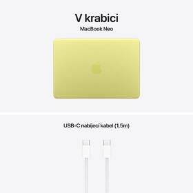 Notebook Apple 13" A18 Pro 6× CPU 5× GPU, 8 GB, 256 GB - citrusově žlutý CZ 

 obrázek produktu 9 z 9