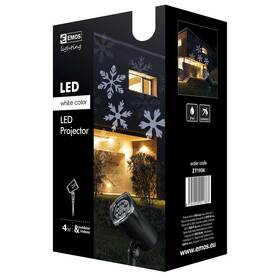Dekorativní LED projektor EMOS bílé vločky 

 obrázek produktu 6 z 7