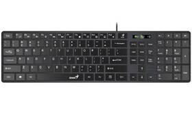 Klávesnice s myší Genius SlimStar C126, CZ/SK černá barva
