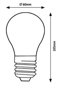 Chytrá žárovka Rabalux SMART LED Filament E27, 4W, 300lm, 2700K, RGB 

 obrázek produktu 6 z 6