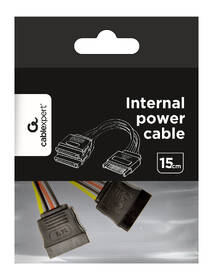Kabel Gembird SATA napájecí na 2x SATA, rozdvojka, 15cm 

 obrázek produktu 2 z 2