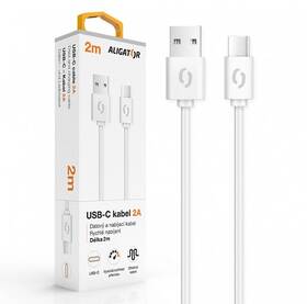 Kabel Aligator USB/USB-C, 2m bílý

 obrázek produktu 3 z 3