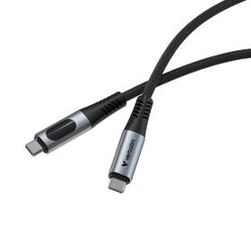 Kabel Verbatim Sync & Charge s displejem USB-C/USB-C 240W 1,2m černý

 obrázek produktu 1 z 4