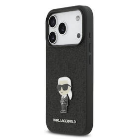 Kryt na mobil Karl Lagerfeld Fixed Glitter Metal Ikonik na Apple iPhone 17 Pro černý

 obrázek produktu 2 z 7