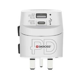 Cestovní adaptér Hama Pro Light AC 30PD, 3-pól, USB-A/USB-C 30 W bílý

 obrázek produktu 4 z 4