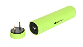 Powerbanka GoGEN s funkcí stojánku a reproduktoru, 3 v 1, 4000mAh zelená barva
