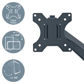 Držák Leitz Ergo na 1 monitor a laptop, 17" až 32", nosnost 9 kg šedý

 obrázek produktu 3 z 8