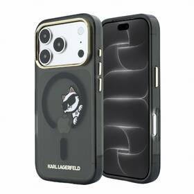Kryt na mobil Karl Lagerfeld IML Choupette Peekaboo Magsafe na Apple iPhone 18 Pro černý

 obrázek produktu 5 z 6