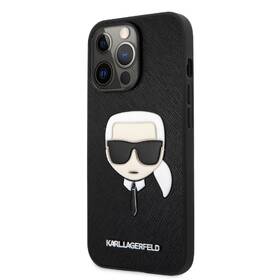 Kryt na mobil Karl Lagerfeld Saffiano Karl Head na Apple iPhone 13 Pro Max černý

 obrázek produktu 1 z 5