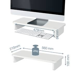 Podstavec pod monitor Leitz Ergo bílý

 obrázek produktu 1 z 4