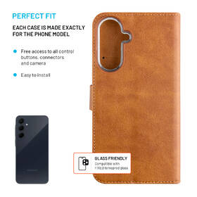 Pouzdro na mobil flipové FIXED Opus na Samsung Galaxy A36 5G/A56 5G hnědé

 obrázek produktu 2 z 2