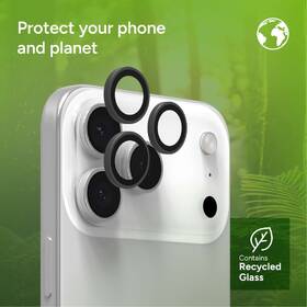 Ochranné sklo čočky fotoaparátu ZAGG InvisibleShield Premium GL (CameraRings) na Apple iPhone 17 Pro/17 Pro Max/16 Pro/16 Pro Max/15 Pro/15 Pro Max stříbrné

 obrázek produktu 10 z 11
