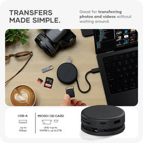 USB Hub Satechi OntheGo 7-in-1 Multiport Adapter černý

 obrázek produktu 5 z 8