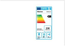 Chladnička s mrazničkou Hisense RB406N4AC2 stříbrná 

 obrázek produktu 1 z 2