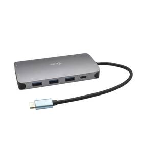 USB Hub i-tec USB-C/3x USB 3.1, RJ45, 3,5mm jack, SD, Micro SD, HDMI, VGA, USB-C PD 100W 

 obrázek produktu 1 z 3