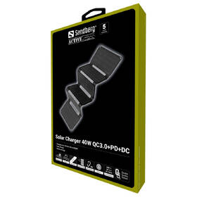 Solární nabíječka Sandberg Solar Charger 40W QC3.0+PD+DC černý

 obrázek produktu 4 z 4
