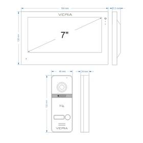 Dveřní videotelefon VERIA 3001-W + VERIA 301 bílý

 obrázek produktu 4 z 4